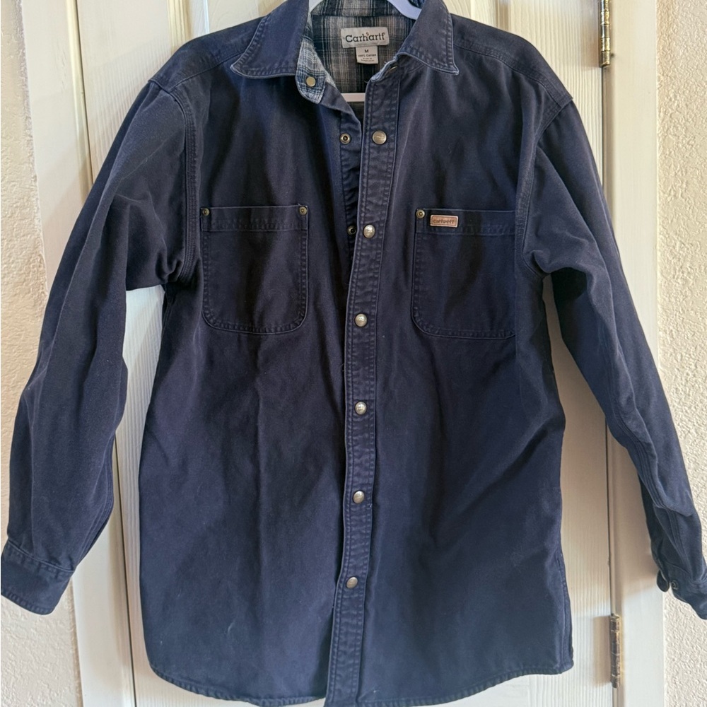 Carhartt Blue Casual Button Down Shirt
